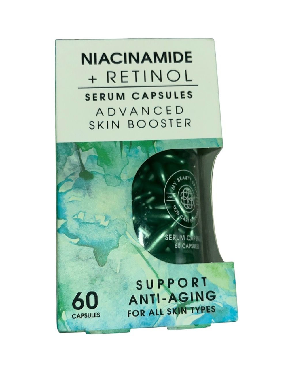 Niacinamide + Retinol Serum 60 Capsules - Green - Advanced Skin Booster